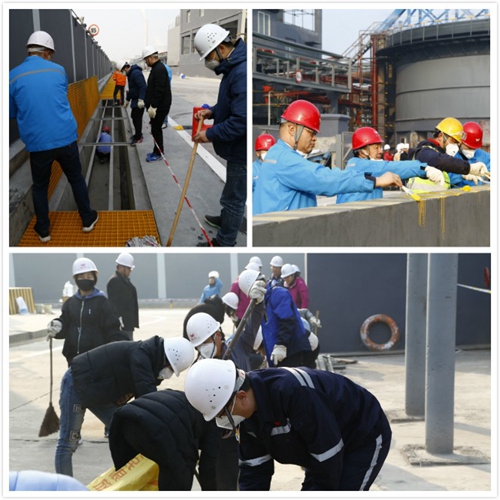 熱火朝天！集團總部140余人到股份公司氯堿分廠開展勞動(圖2)