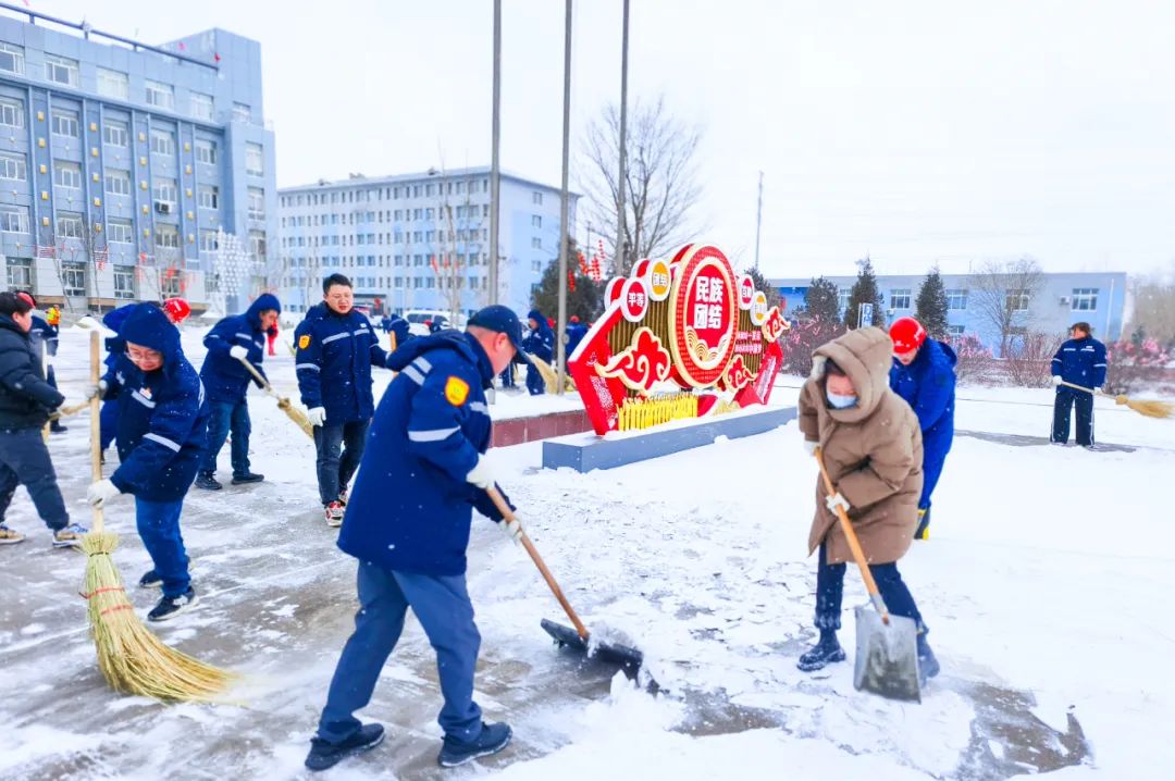 內蒙宜化：迎風戰雪保安全，勠力同心促生產(圖2)
